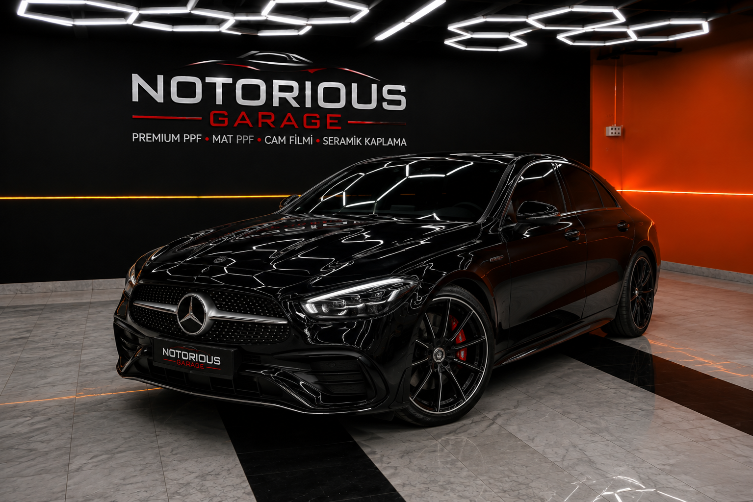 Mercedes AMG — 200 Mikron Ultra Parlak PPF ORACAL
